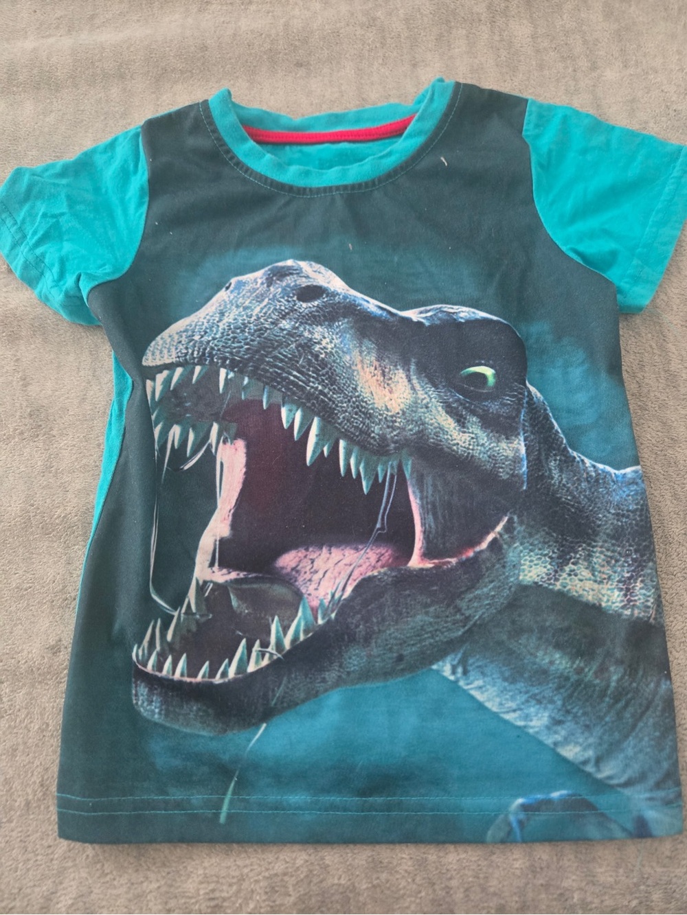 The Children's Place Teal Dinosaur Roar Graphic Tee